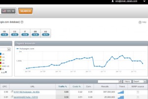 Hubpages SemRush Results Page Right Side